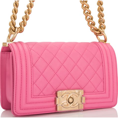 pink boy chanel bag